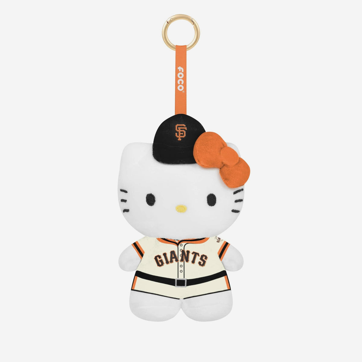Hello Kitty x San Francisco Giants Plush Mascot Keychain Accessory FOCO