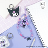 Kuromi - Lolita Version Beaded Charm Mobile Phone Wrist Strap Accessory HAMEE   