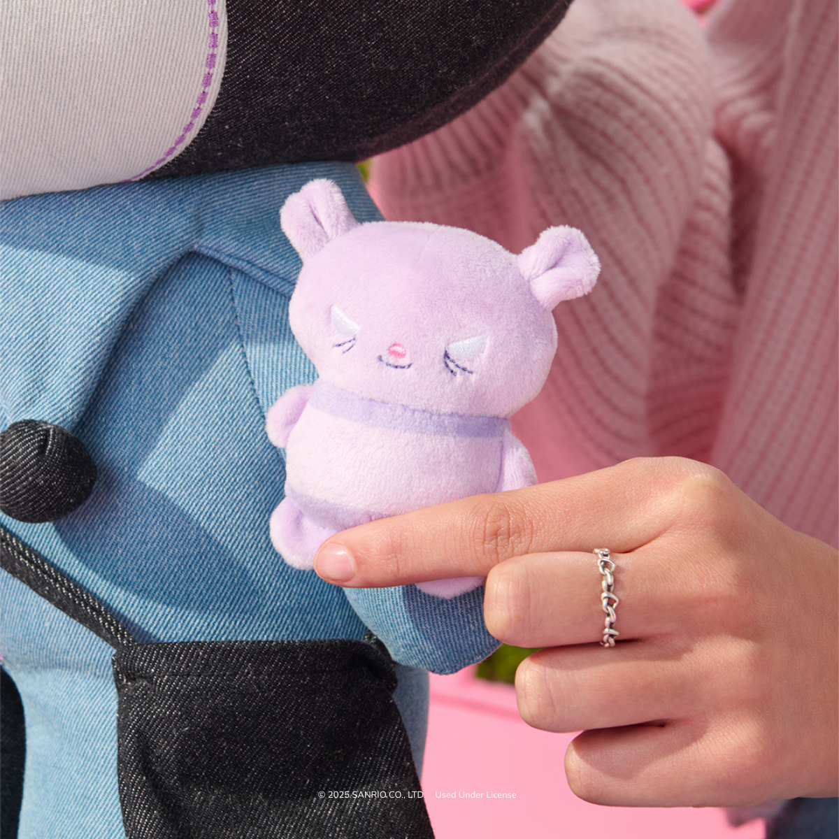 Kuromi 24" Ultra-Premier Denim Patchwork Plush (Limited Edition) Plush Jazwares