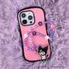 Kuromi Beaded Charm Mobile Phone Wrist Strap Accessory Hamee.com - Hamee US