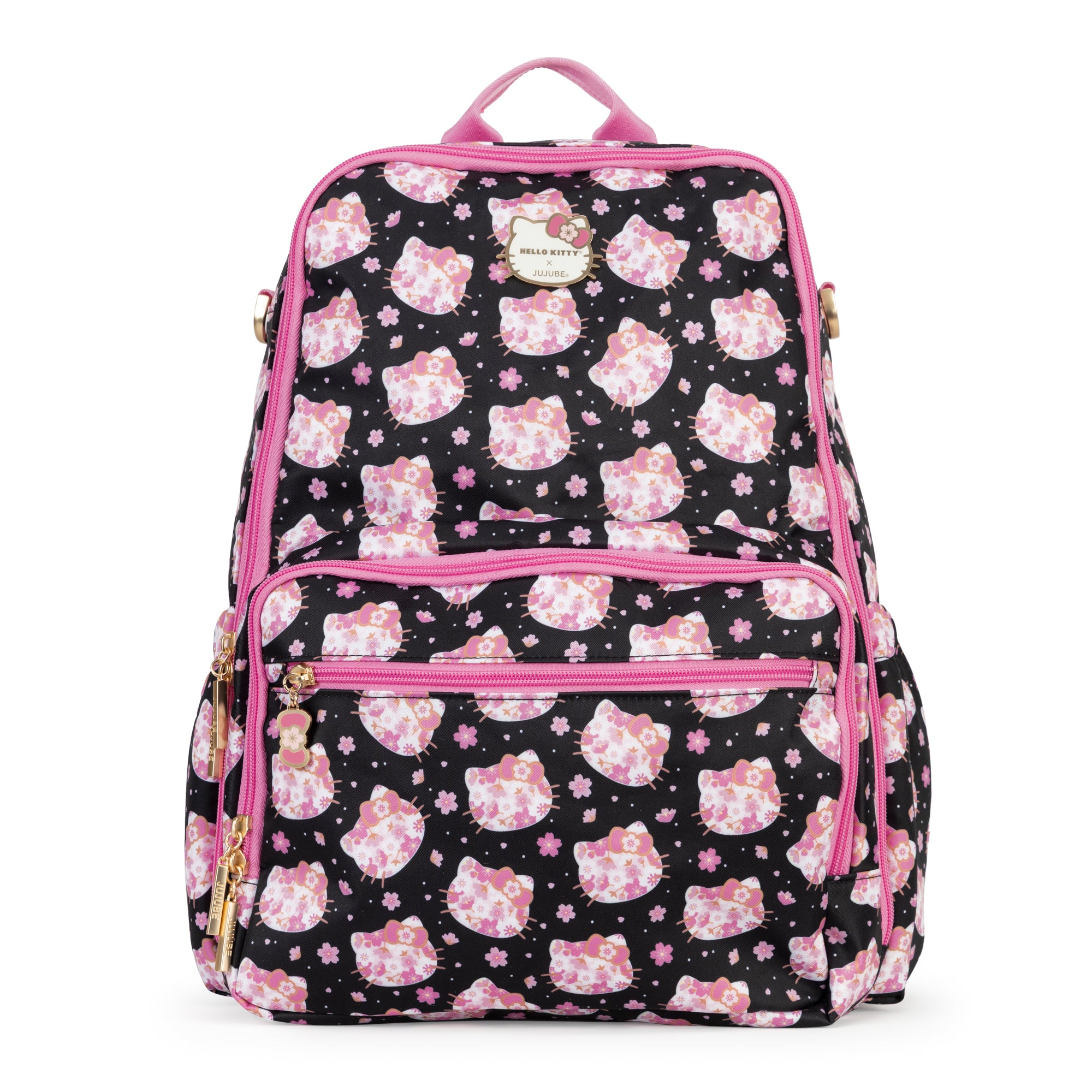 JuJuBe Zealous Diaper Backpack, Cherry Blossoms