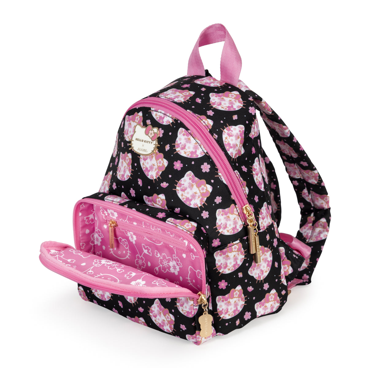 jujube ever mini backpack Hello Kitty x JuJuBe Everyday Mini Backpack (Cherry Blossoms)