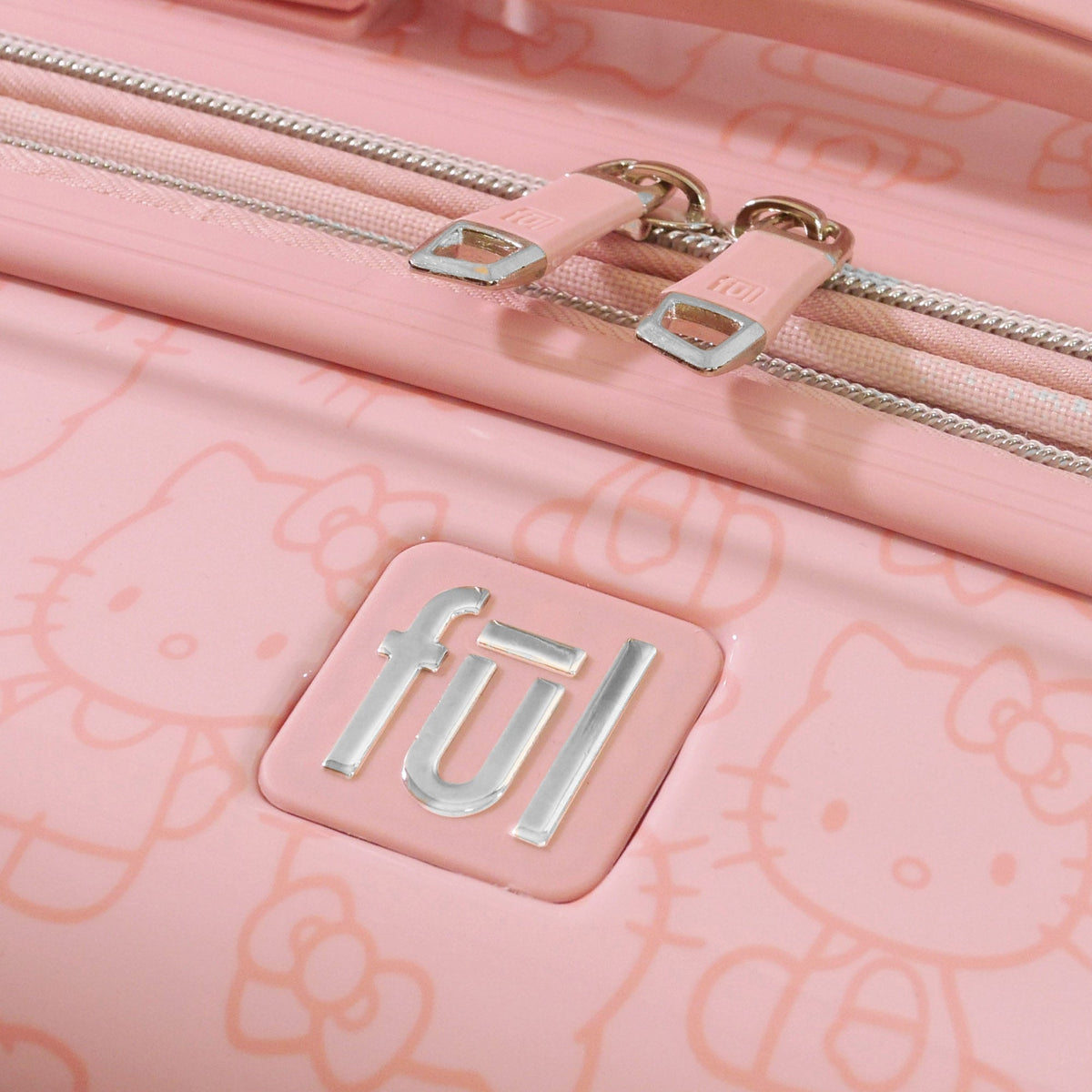 Hello Kitty x FUL Pose 2-Pc Hardshell Luggage (Pink) Travel Ful Luggage