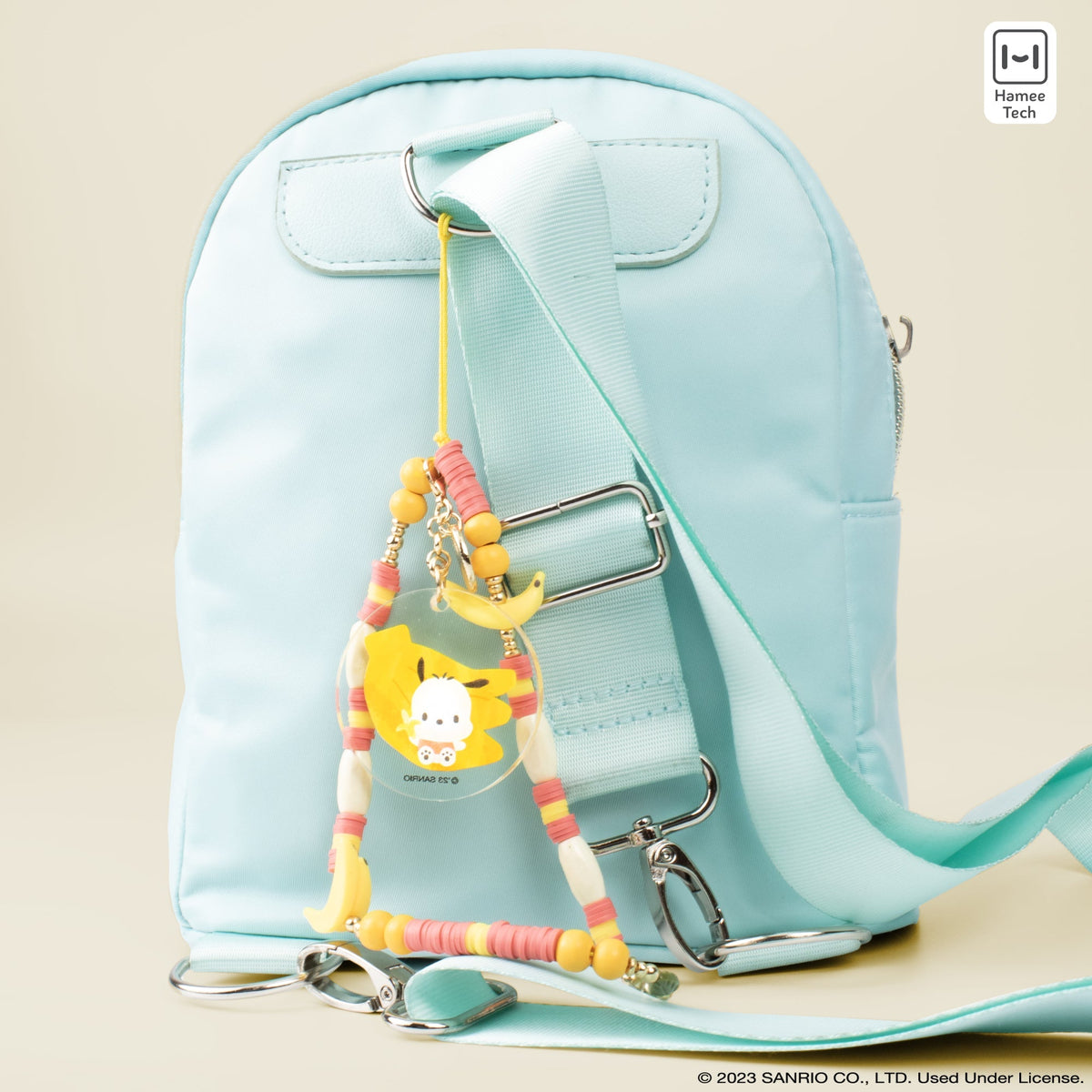 Pochacco Banana Beaded Charm Mobile Phone Wrist Strap