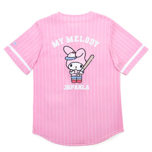 My Melody x JapanLA Baseball Jersey (Pink) Apparel JapanLA