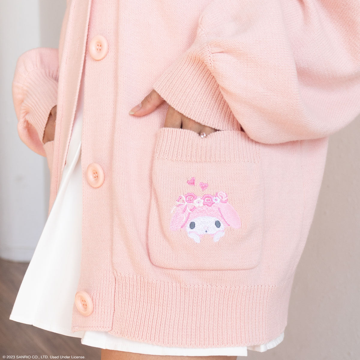 My Melody JapanLA Floral Cardigan Sweaters &amp; Outerwear JapanLA   