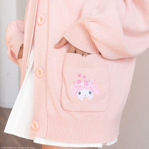 My Melody JapanLA Floral Cardigan Sweaters & Outerwear JapanLA   