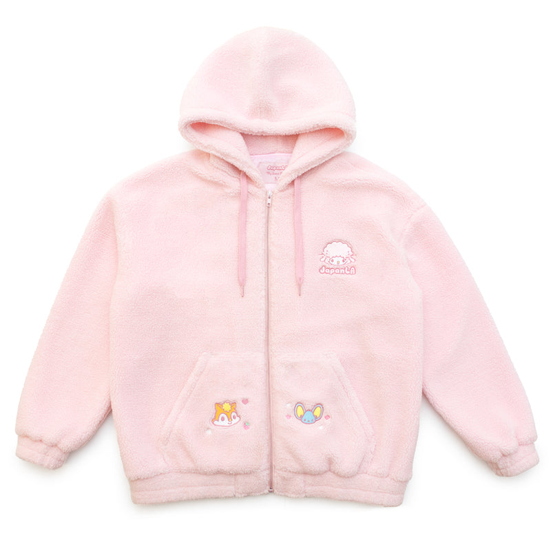 My Sweet Piano x JapanLA Cozy Fleece Zip-Up Hoodie
