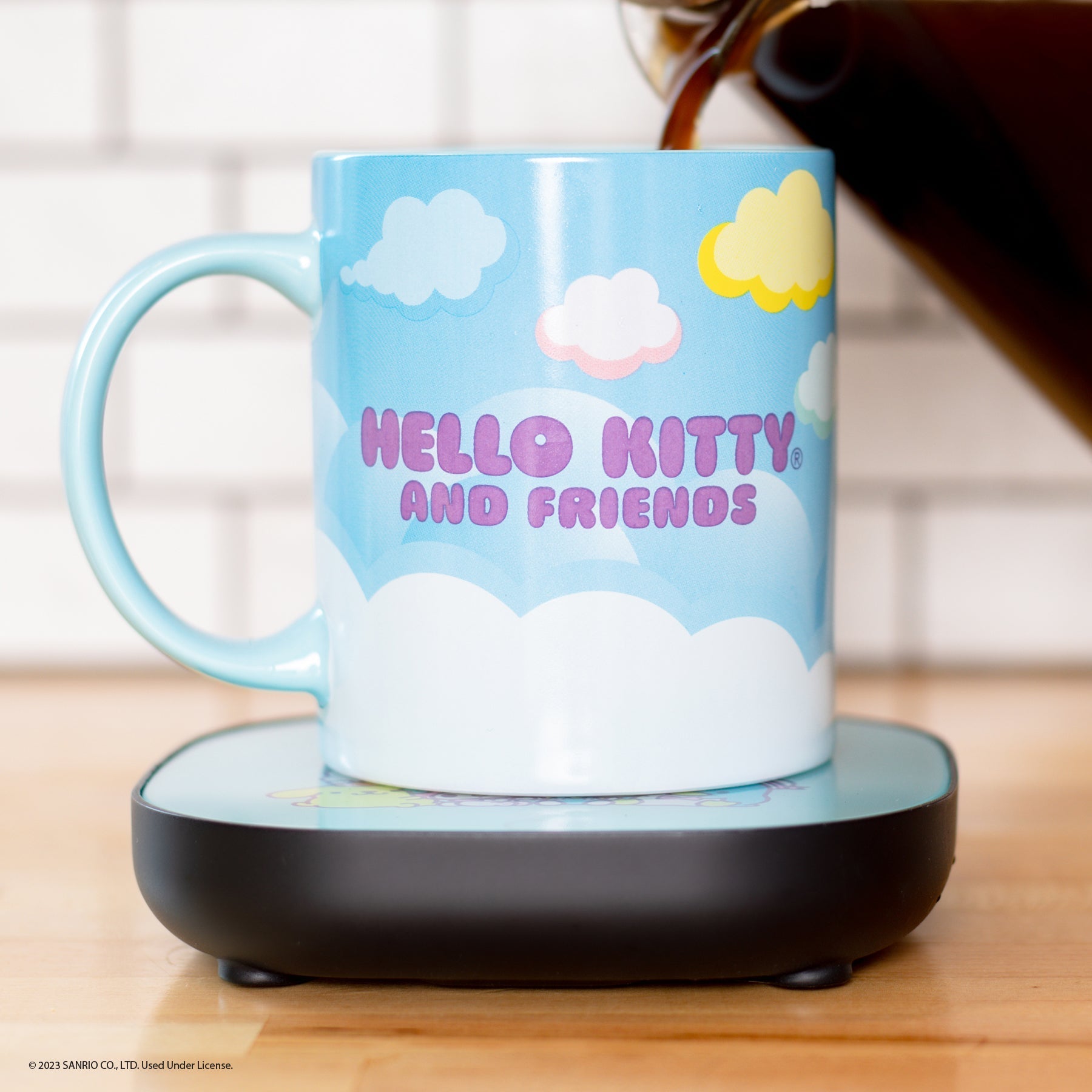 Hello Kitty and Friends Coffee Mug & Warmer Set Home Goods Uncanny Brands Wholesale