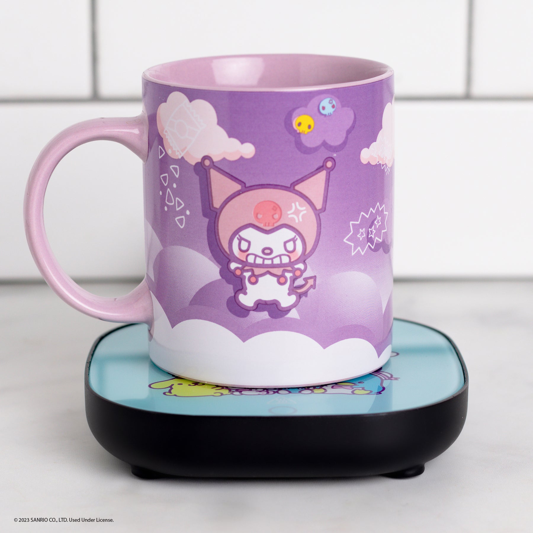 DO NOT SET LIVE -Kuromi Coffee Mug & Warmer Set Home Goods Uncanny Brands Wholesale