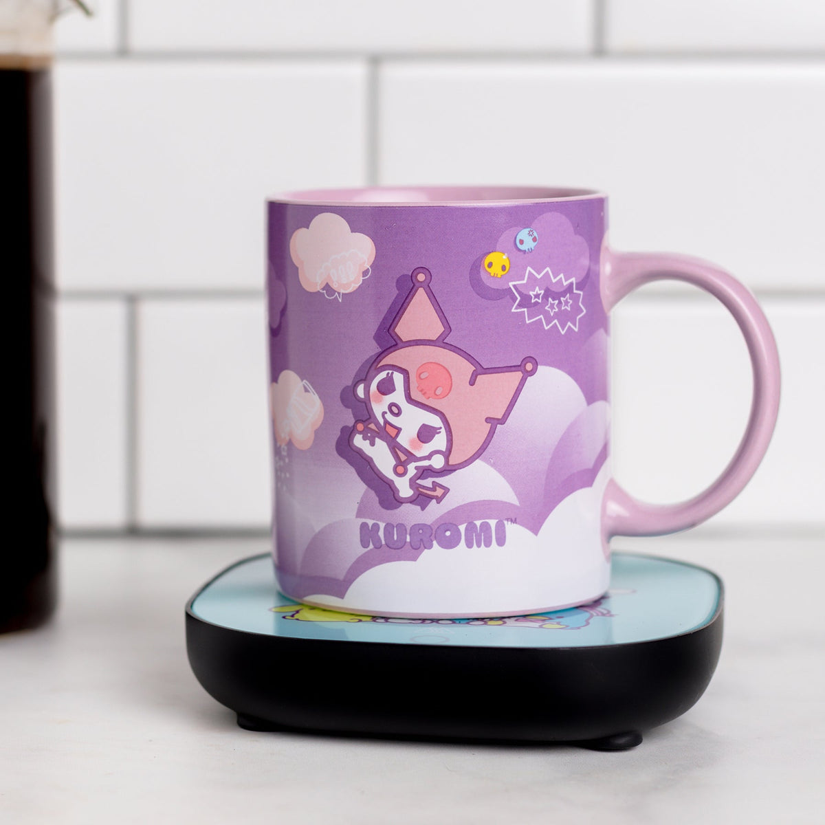 DO NOT SET LIVE -Kuromi Coffee Mug & Warmer Set Home Goods Uncanny Brands Wholesale