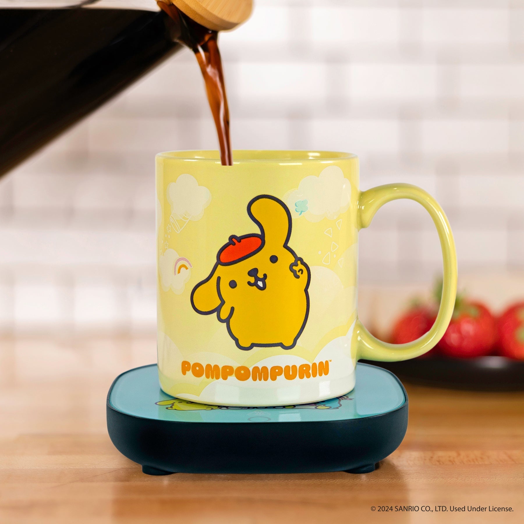 Pompompurin Coffee Mug & Warmer Set