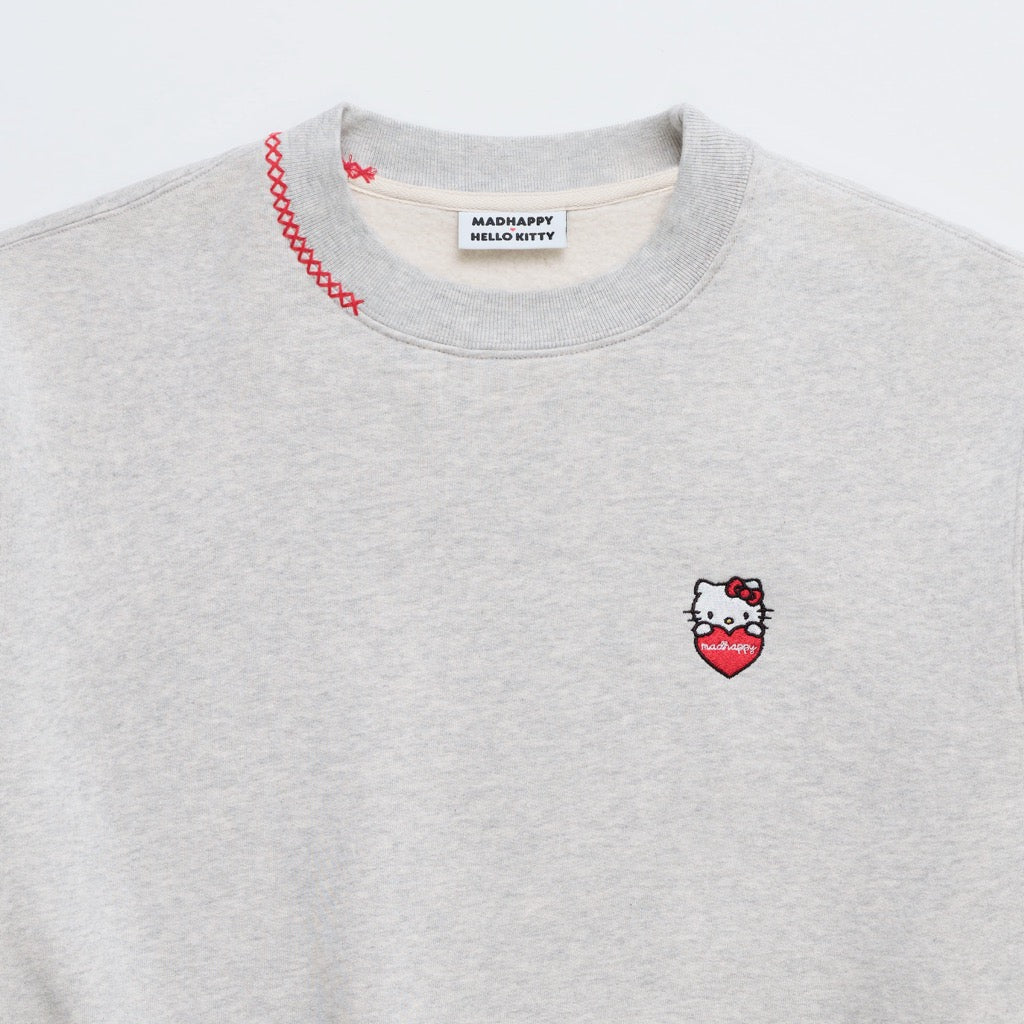 Hello Kitty x Madhappy Midweight Fleece Crewneck (Campus) Apparel MADHAPPY