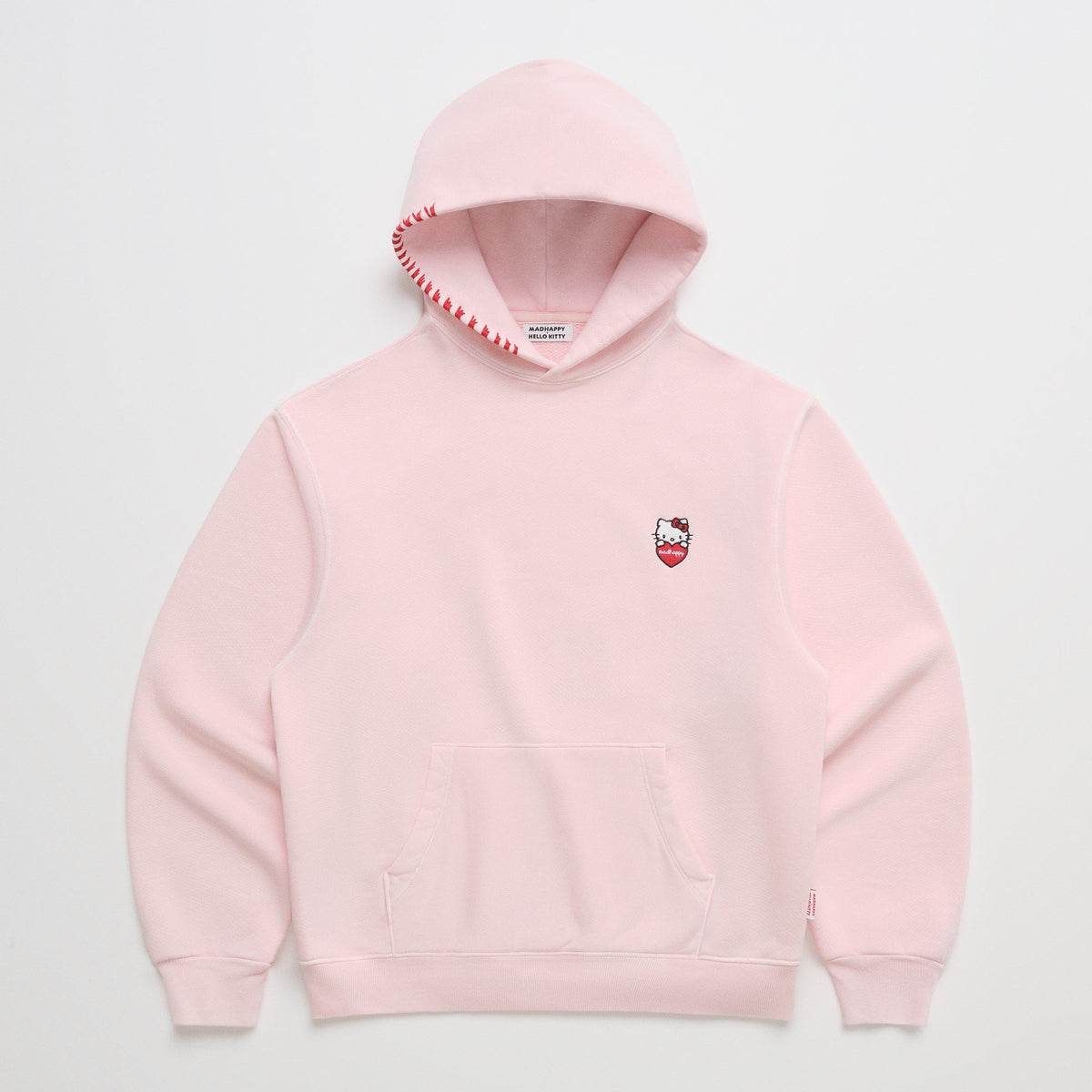 Hello Kitty x Madhappy Heavyweight Round Logo Fleece Hoodie (Rosewater Pink) Apparel MADHAPPY