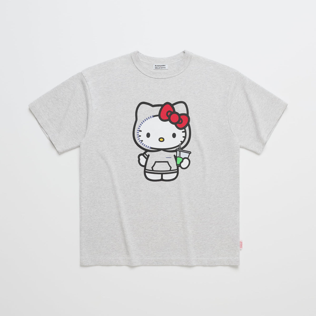 Hello Kitty x Madhappy Heavyweight Tee (Light Grey Heather) Apparel MADHAPPY