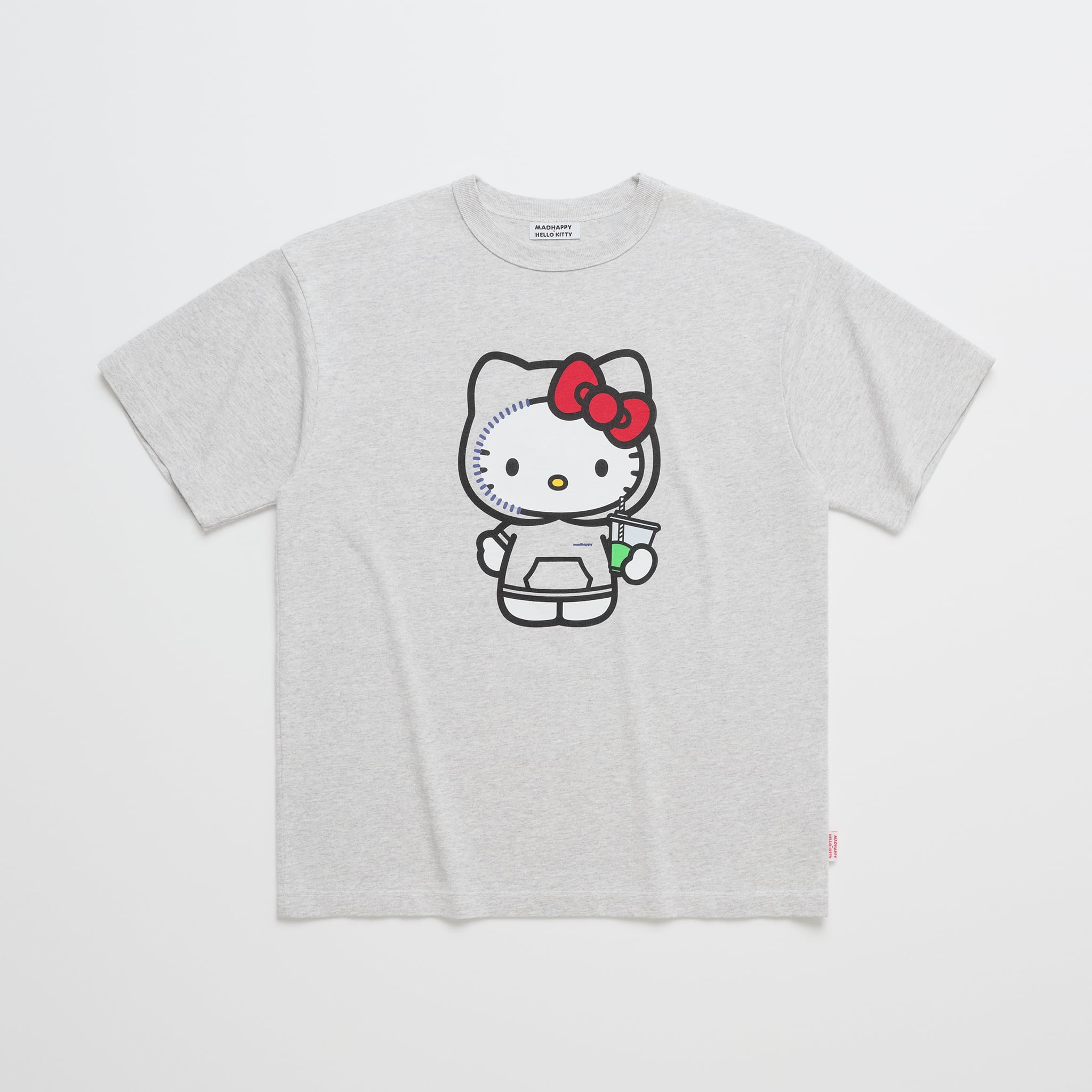 Hello Kitty x Madhappy Heavyweight Tee (Light Grey Heather)