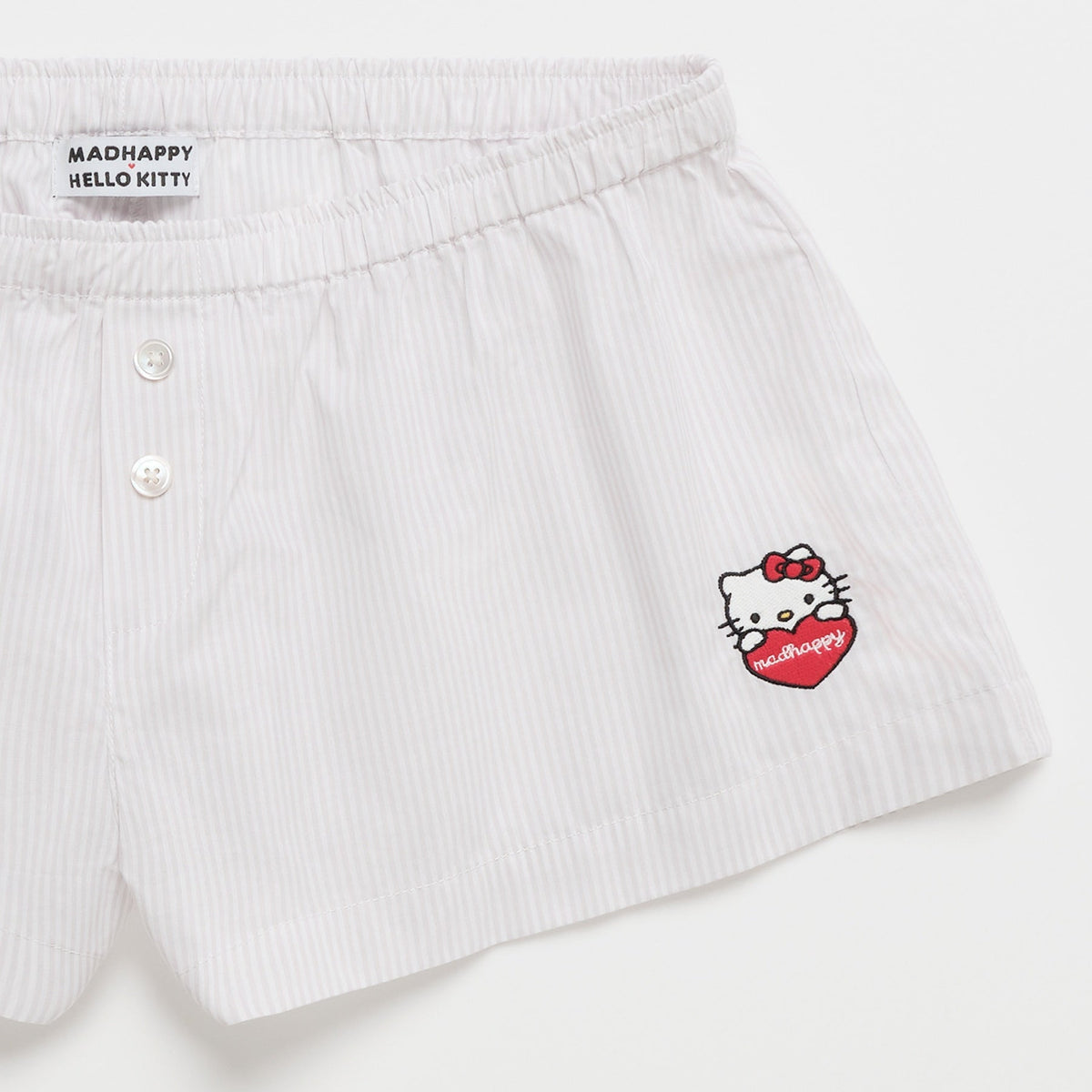 Hello Kitty x Madhappy Micro Boxer Short (White Stripe) Apparel MADHAPPY