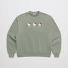 Hello Kitty x Madhappy Emotions Midweight Fleece Crewneck (Willow) Apparel MADHAPPY