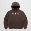 Hello Kitty x Madhappy Emotions Midweight Fleece Hoodie (Fudge) Apparel MADHAPPY