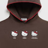 Hello Kitty x Madhappy Emotions Midweight Fleece Hoodie (Fudge) Apparel MADHAPPY