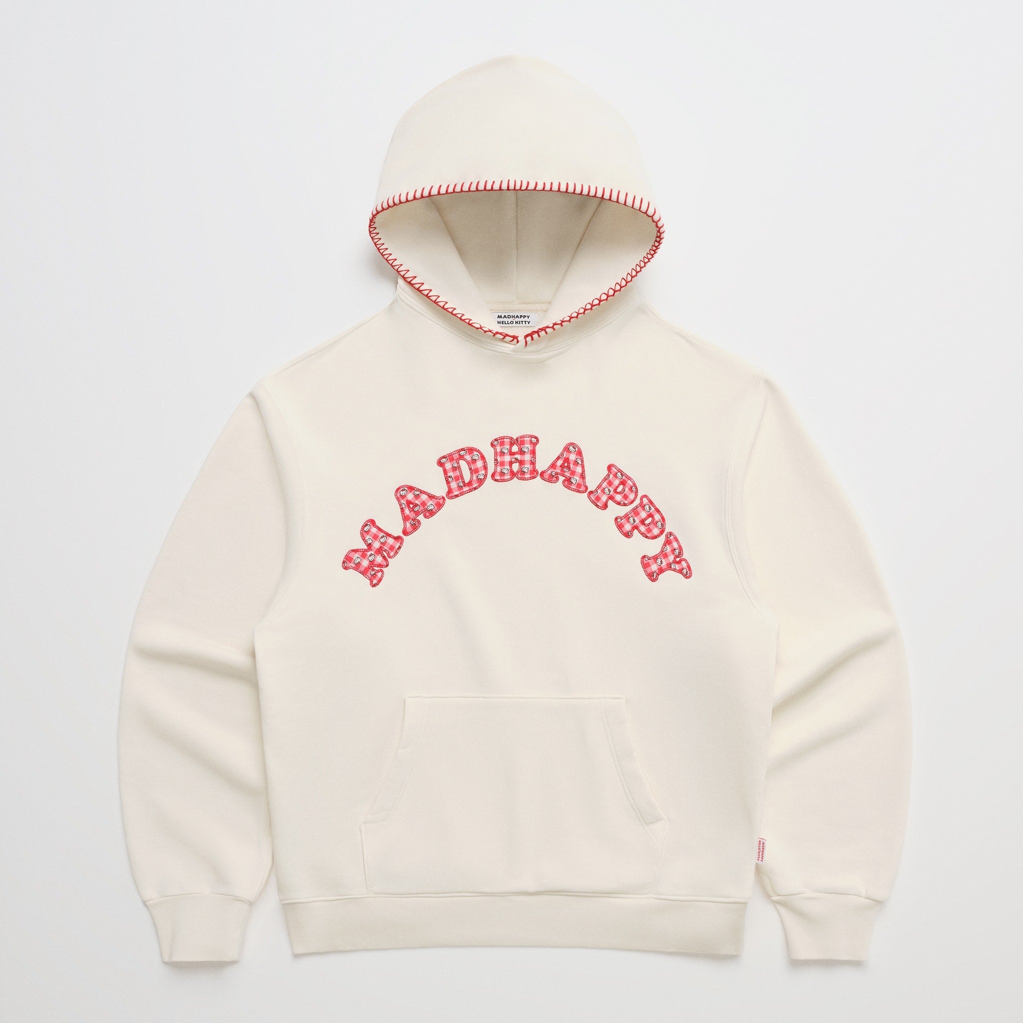 Hello Kitty x Madhappy Logo Midweight Fleece Hoodie (Vanilla)