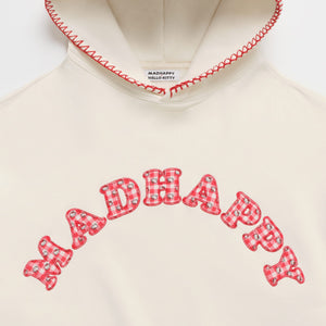 Hello Kitty x Madhappy Logo Midweight Fleece Hoodie (Vanilla) Apparel MADHAPPY