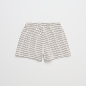 Hello Kitty x Madhappy Striped Midweight Fleece Shorts (Cream Stripe) Apparel MADHAPPY