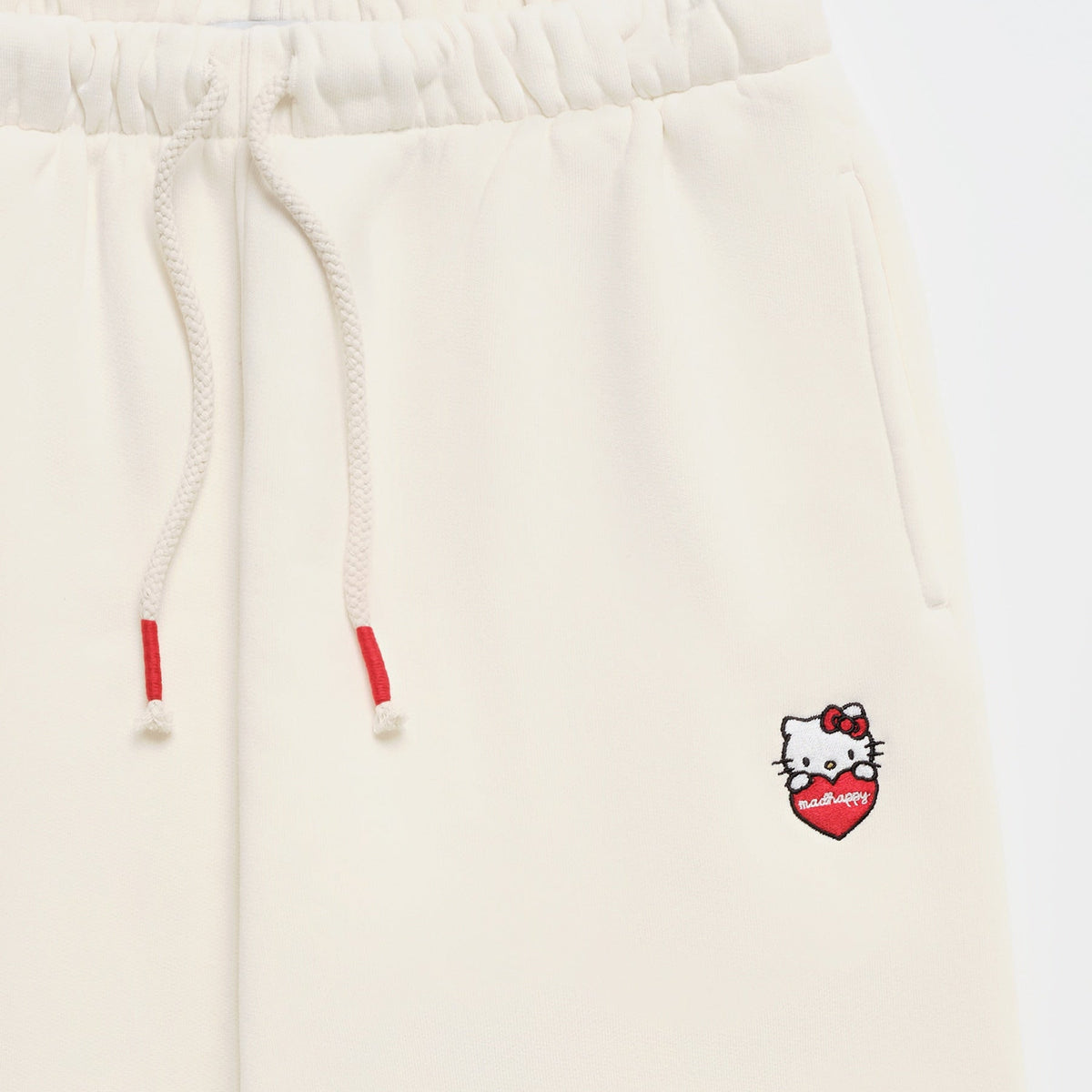 Hello Kitty x Madhappy Logo Midweight Fleece Sweatpant (Vanilla) Apparel MADHAPPY