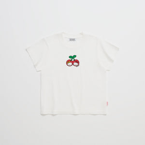 Hello Kitty x Madhappy Cherry Shrunken Tee (White) Apparel MADHAPPY