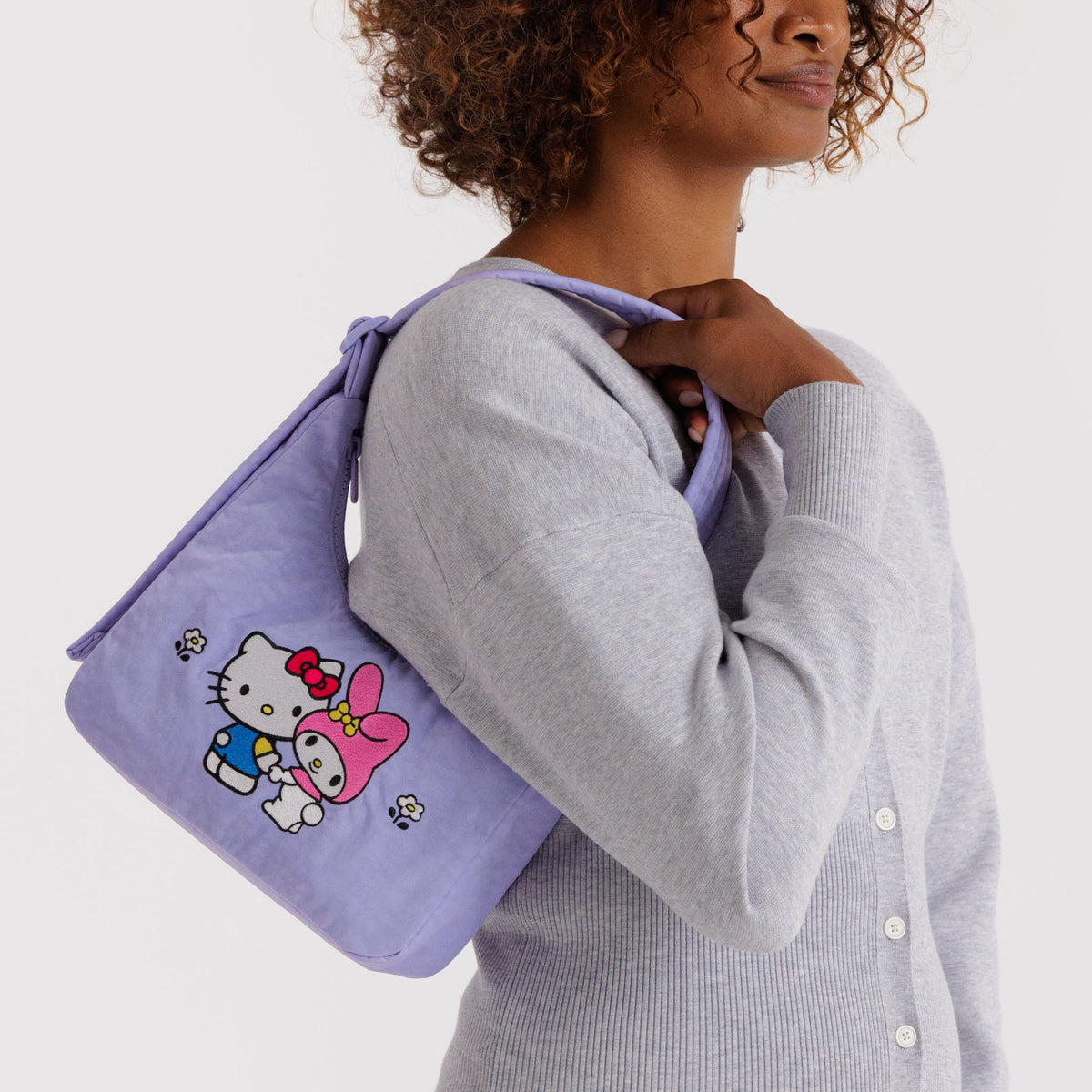 Hello Kitty & My Melody x Baggu Mini Nylon Shoulder Bag Bags Baggu Corporation