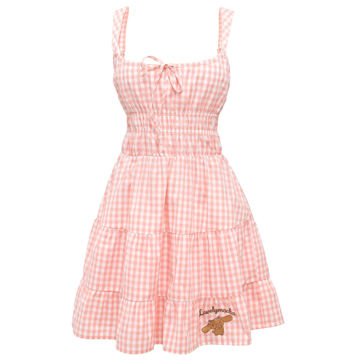 Lovelymocha x JapanLA Gingham Dress Apparel JapanLA