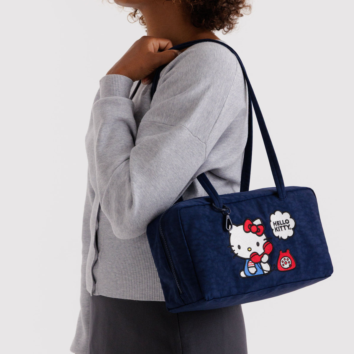 Hello Kitty x Baggu Nylon Bowler Bag (Hello Friend) Bags Baggu Corporation