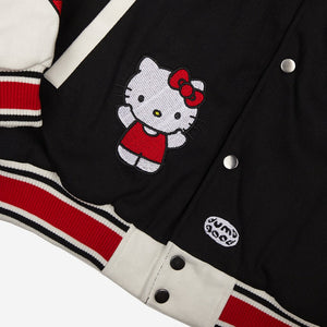 Hello Kitty x Dumbgood Varsity Jacket Apparel BIOWORLD   