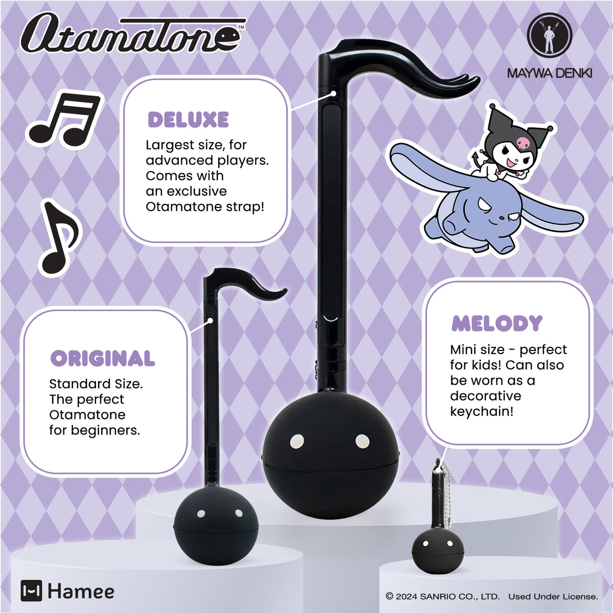 Kuromi Otamatone Musical Toy Toys&Games Hamee.com - Hamee US