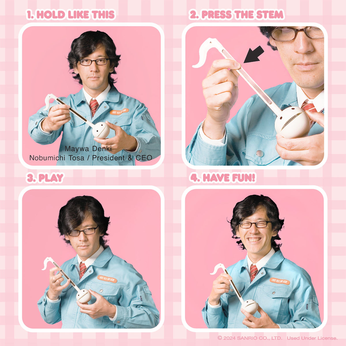 My Melody Otamatone Musical Toy Toys&Games Hamee.com - Hamee US