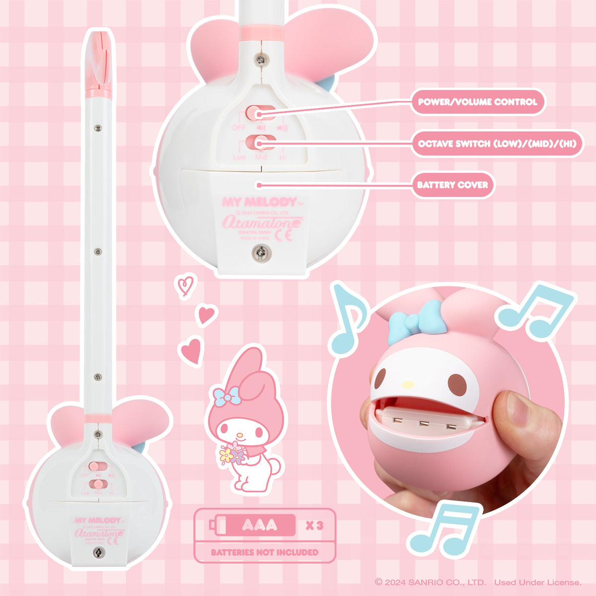 My Melody Otamatone Musical Toy Toys&Games Hamee.com - Hamee US