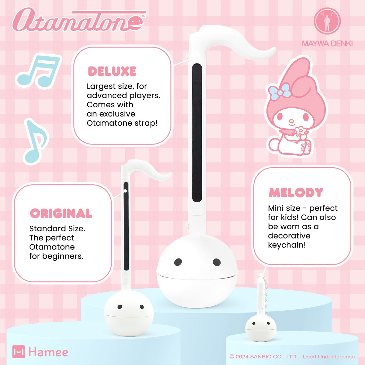 My Melody Otamatone Musical Toy Toys&Games Hamee.com - Hamee US