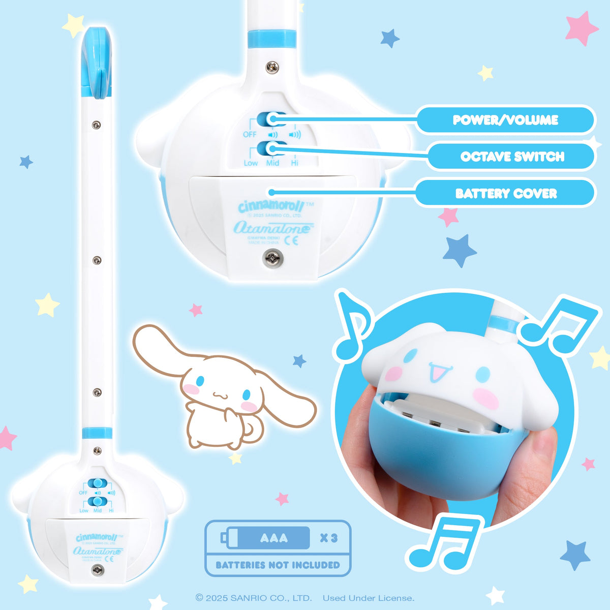 Cinnamoroll Otamatone Musical Toy