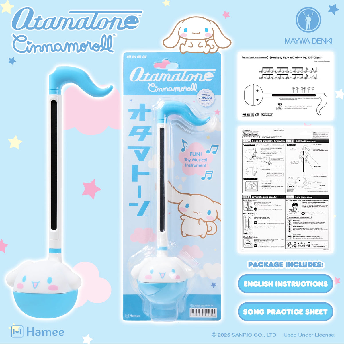 Cinnamoroll Otamatone Musical Toy