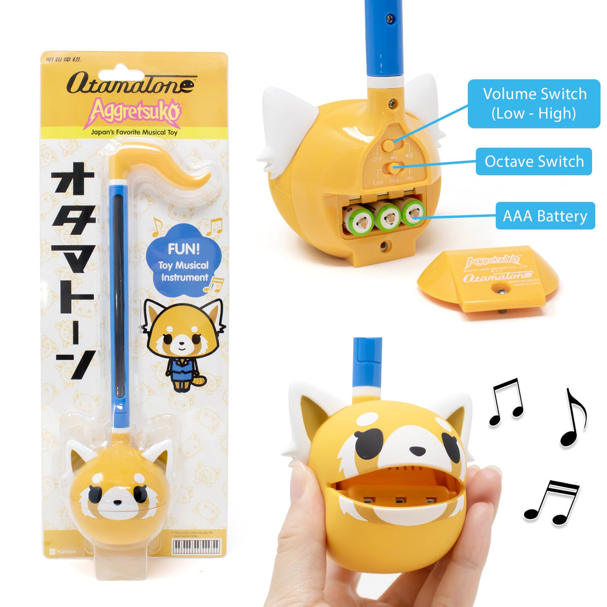 Aggretsuko Otamatone Musical Toy (Sweet) Toys&Games Hamee.com - Hamee US