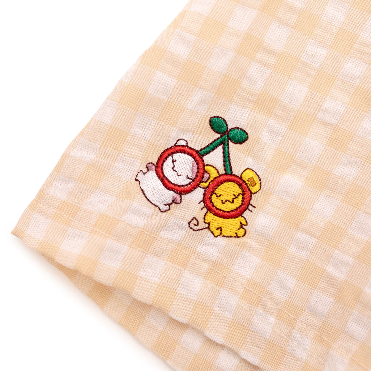 Pompompurin x JapanLA Cherries Gingham Shirt Apparel JapanLA
