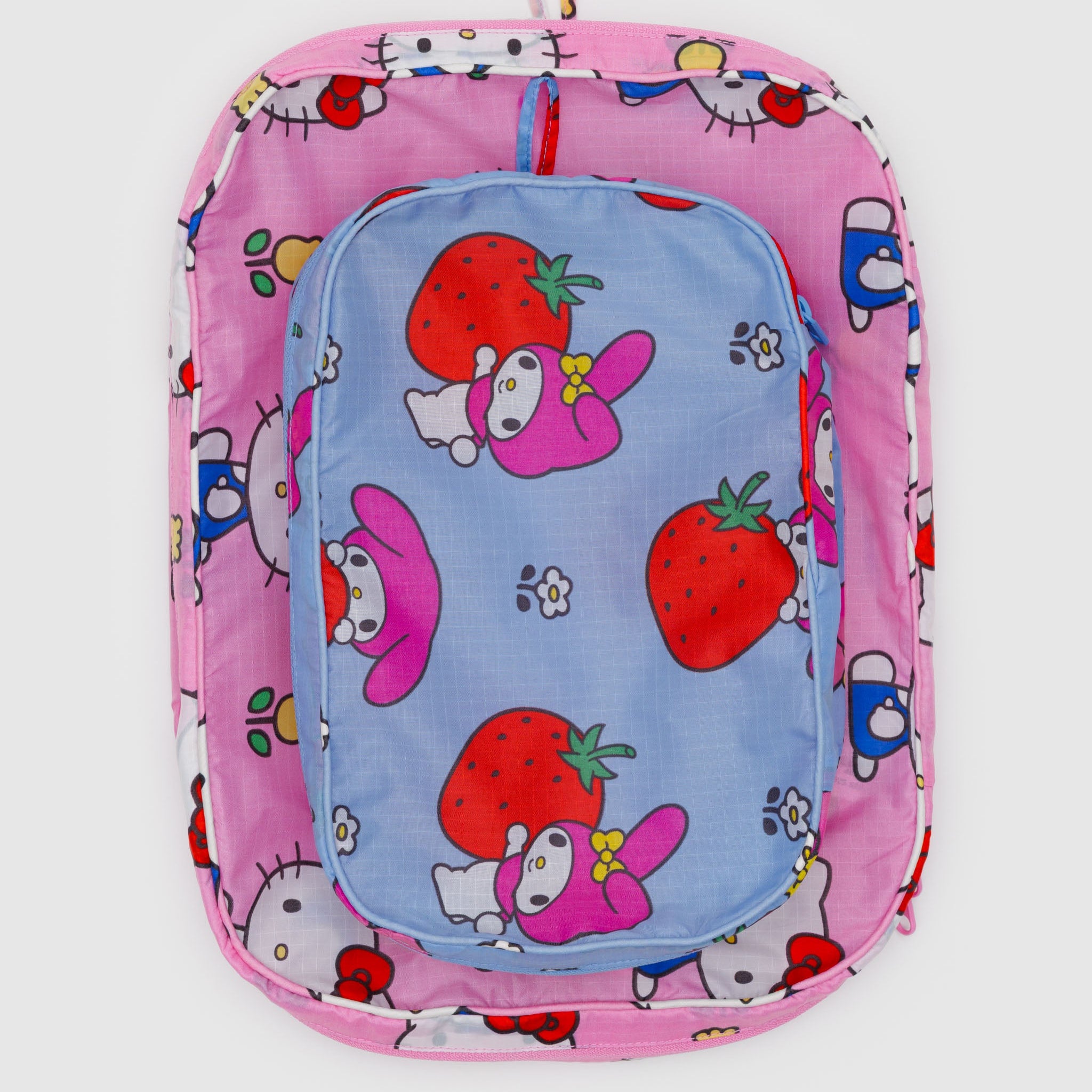 Hello Kitty and Friends x Baggu Packing Cube Set (Fruits + Florals)