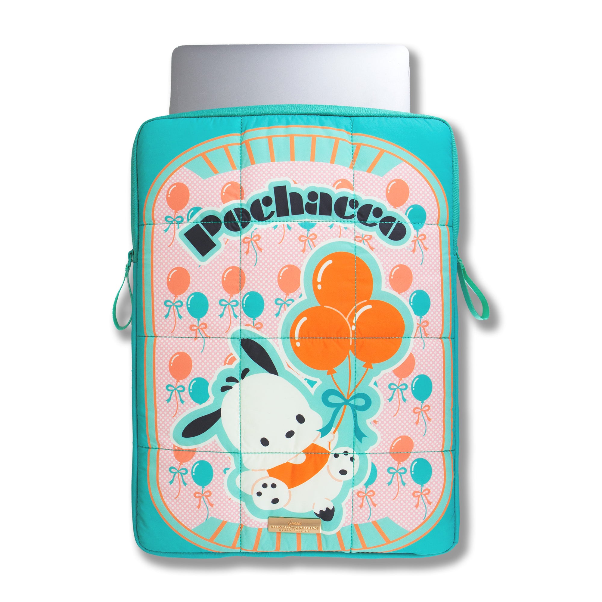 Pochacco x Sonix Puffy Laptop Sleeve (Retro Vibes) Accessory BySonix Inc.