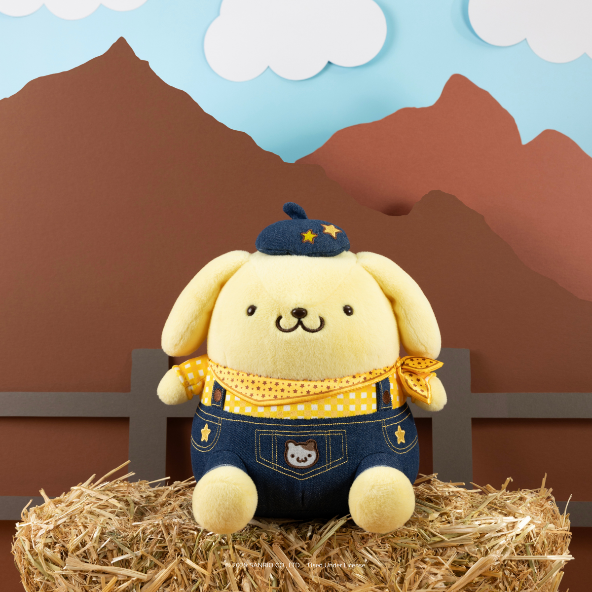 Pompompurin 12" Ultra-Premier Western Plush