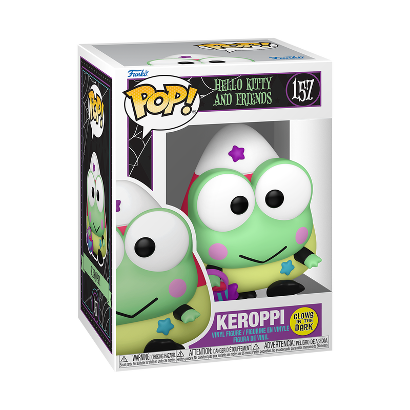 Keroppi Funko Pop! Spooky Glow In The Dark (No. 157 Hello Kitty and Friends Series) Toys&Games FUNKO