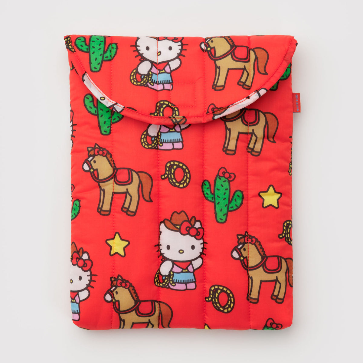 hello kitty backpack style laptop case kt4337p Hello Kitty x Baggu 16" Puffy Laptop Sleeve (Western)