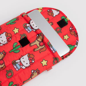 Hello Kitty x Baggu 16" Puffy Laptop Sleeve (Western) Bags Baggu Corporation