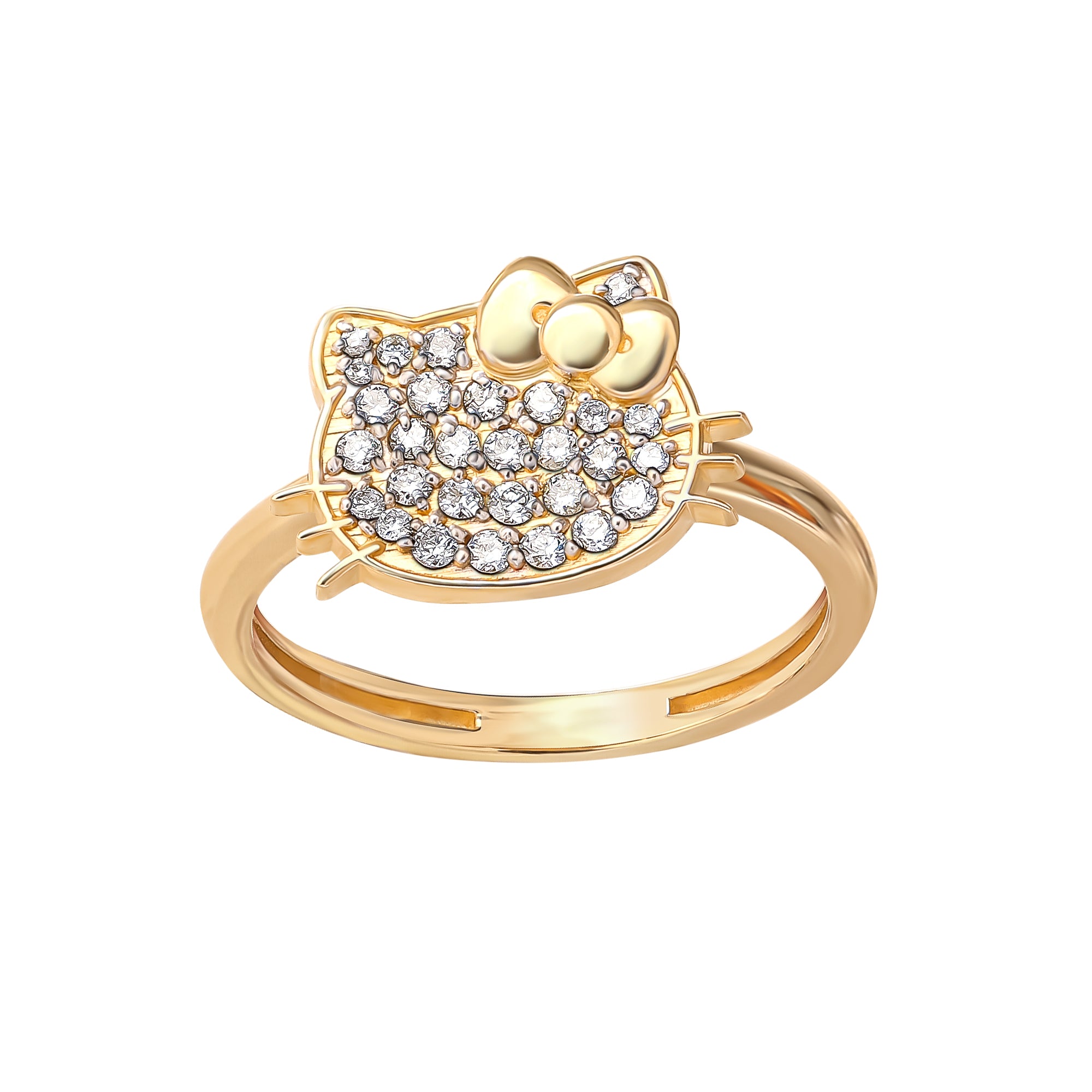 Sanrio Pompompurin 925 Sterling Silver Ring Gold & Silver with Ring Bo –  KawaiiGiftLand