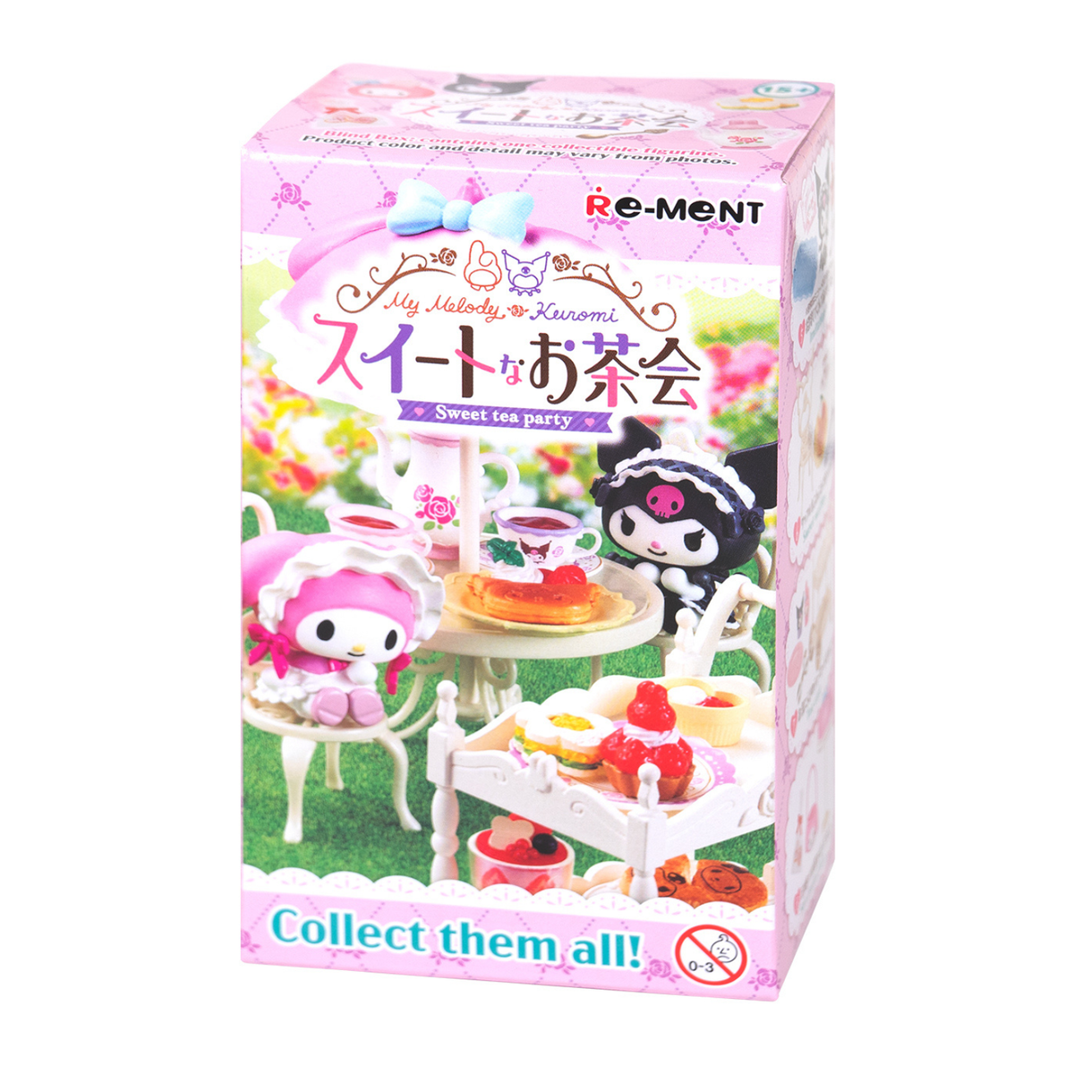 Re-Ment My Melody & Kuromi Sweet Tea Party Blind Box Figure Set Re-Ment My Melody & Kuromi Sweet Tea Party Blind Box Figure Set