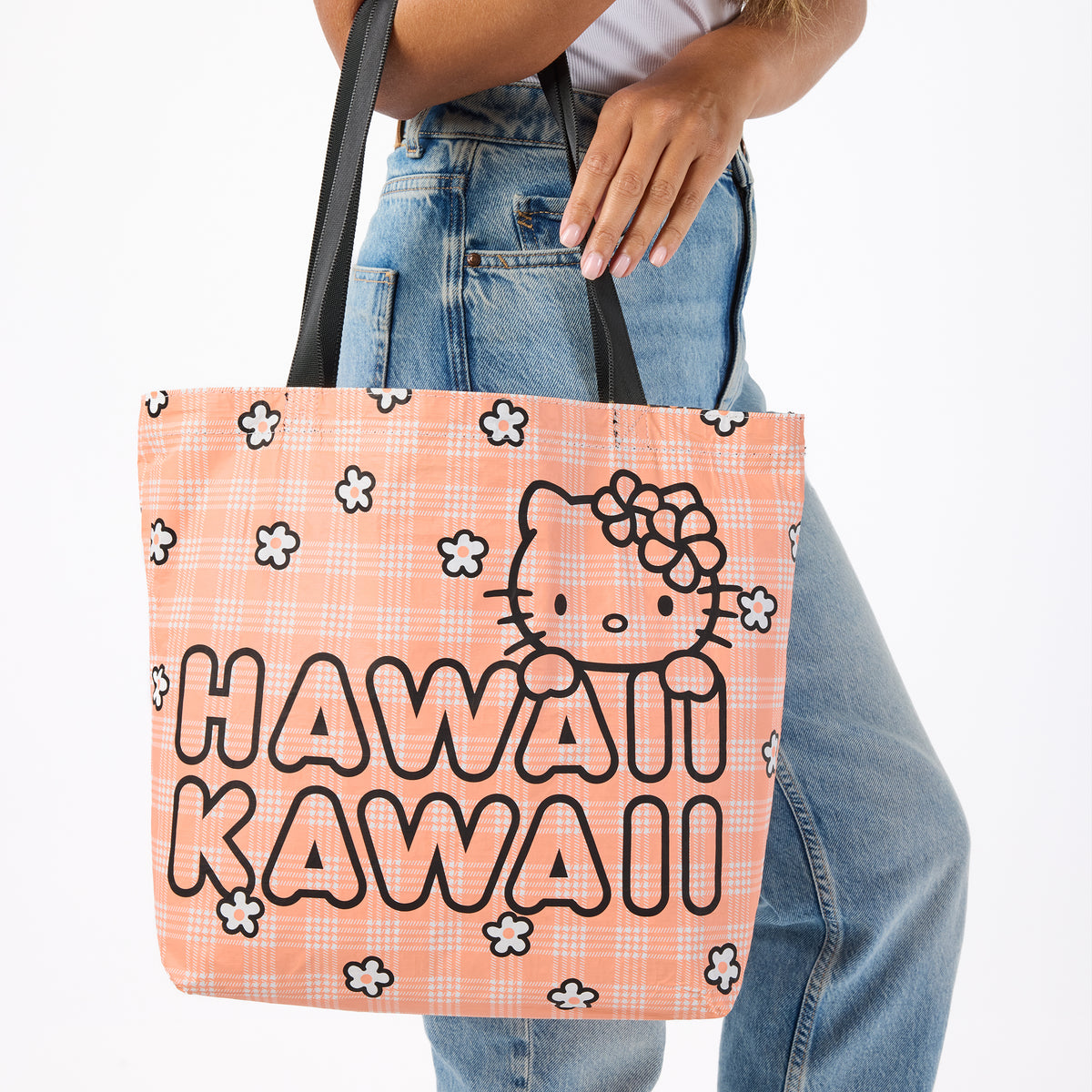 Hello Kitty x Aloha Collection Reversible Tote (Pua) Bags Aloha Collection Inc